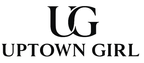 Logo of 'Uptown Girl' with stylized letters on a white background